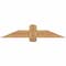 Ekena Millwork Eugene Smooth Timber Gable Bracket, Western Red Cedar, 48"W x 10"H x 1 1/2"D x 5 1/2"F, 5/12 Pitch GBW048X10X0206EUG00SWR - alternate 1